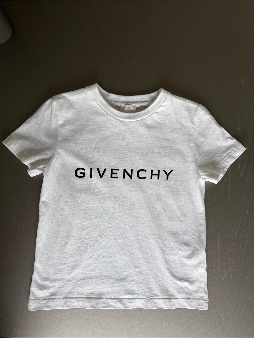 Givenchy White Kids Logo Tee sz 5